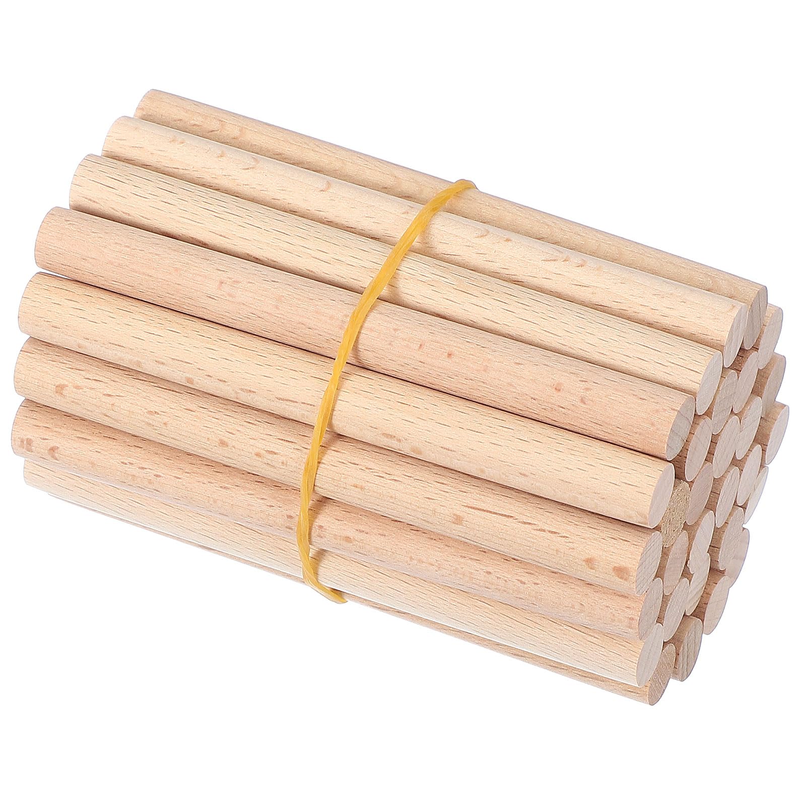 PATIKIL 3/8 x 4 Inch Wooden Dowel Rod