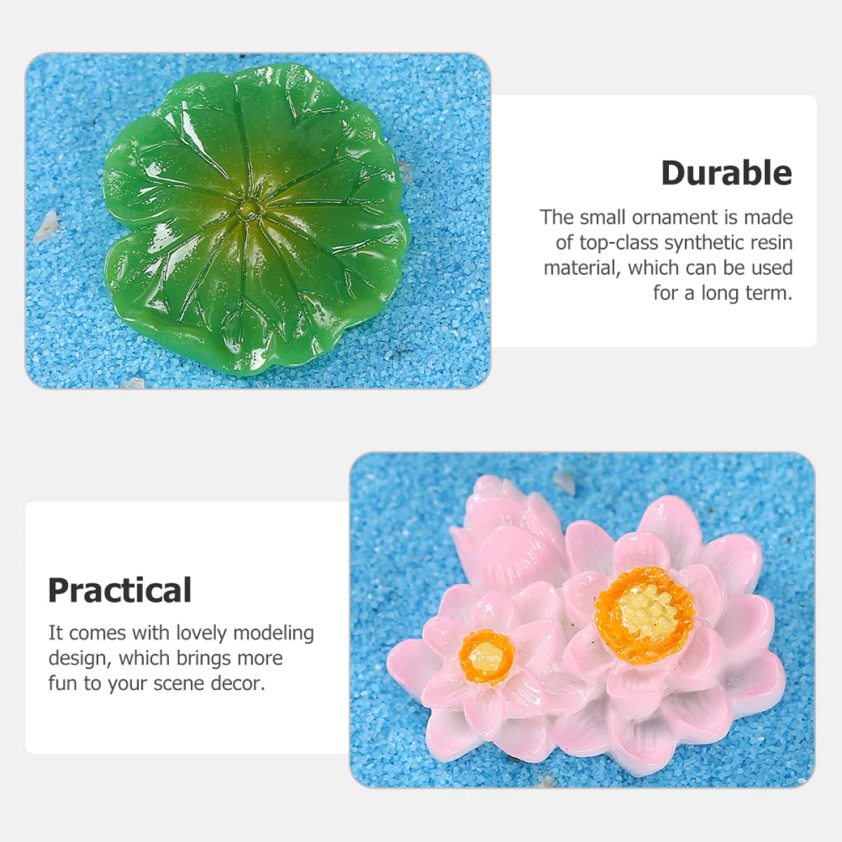 金魚と蓮の花の立体オブジェ 金魚と蓮の花の置物