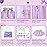 Meland Princess Dress Up for Girls, Light Up Princess Cape with Crown & Tutu, Dress Up Clothes for Halloween, Role Play, Girl Toys for 3 4 5 6 7 8 Years Old