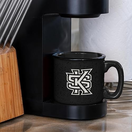 Miniatura 216 de Rico Industries NCAA Utah Utes - Taza de café personalizada de 12 onzas con logotipo grabado con láser profundo, taza de cerámica para acampar con