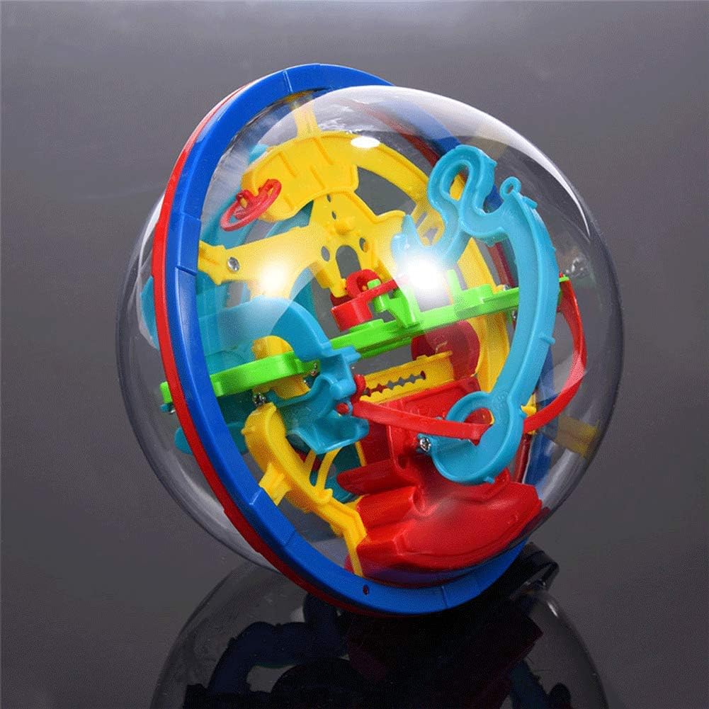 Maze Ball, 3D Magic Puzzle Game Flying Saucer Development with 100 Challenging Barriers Education Toy Easter Children Gift Toys