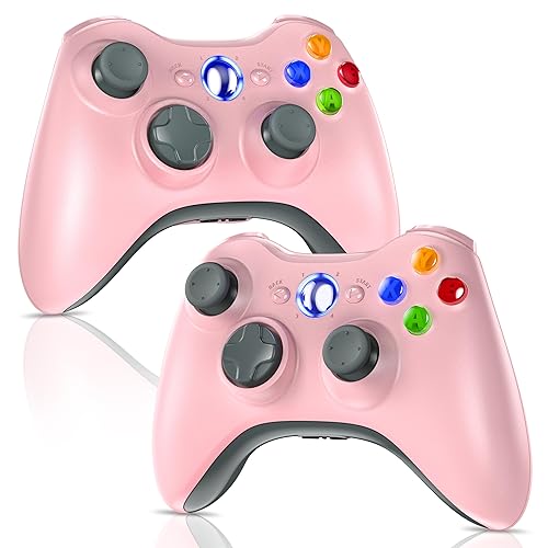 Miniatura 9 de Gamrombo 2 Pack Replacement for Xbox 360 Controller, Wireless Controllers Gamepad Upgraded Joystick Compatible with 360 & Slim, Windows 11/10/8/7 PC