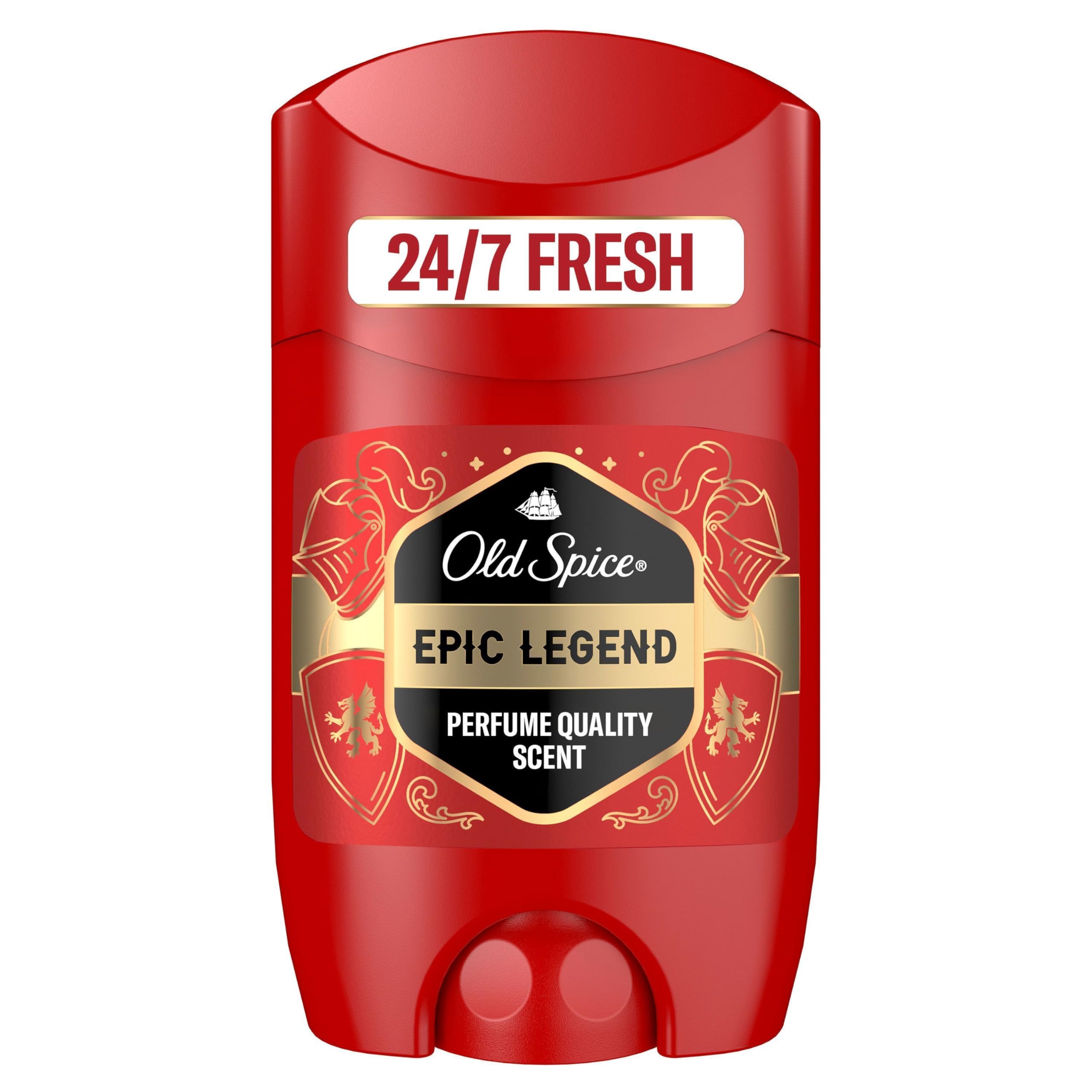 Old Spice Epic Legend Deostick für Männer 50 ml, 24/7 Frischhh bei täglicher Anwendung, langanhaltender Duft in Parfumqualität, Schutz vor Gerüchen, Ohne Aluminiumsalze