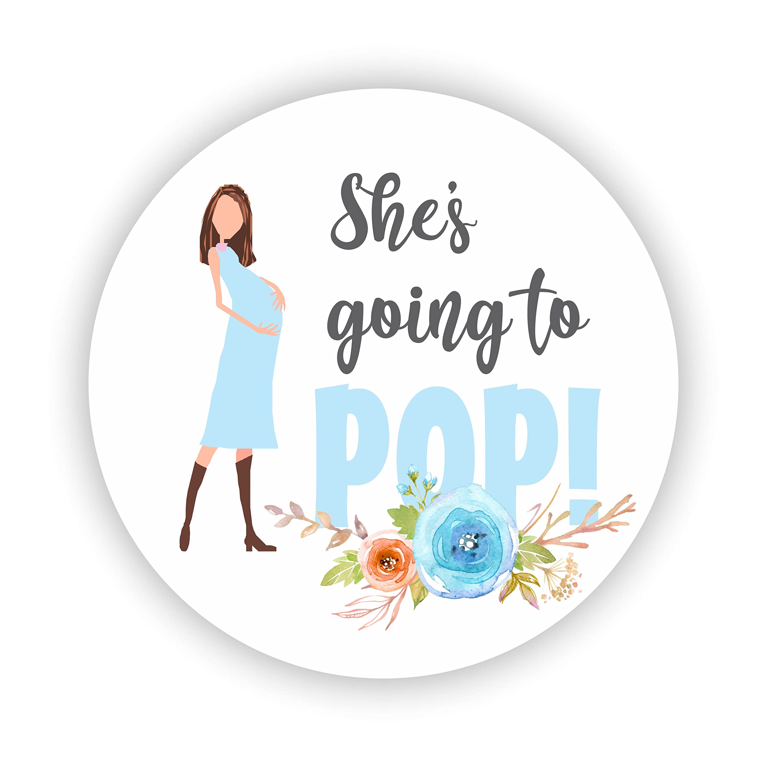 S'more Love Stickers - Baby Girl Shower Stickers - Adding S'more Love to our Family labels -Thank you for Celebrating with me Labels (Pink) (going to pop Blue)