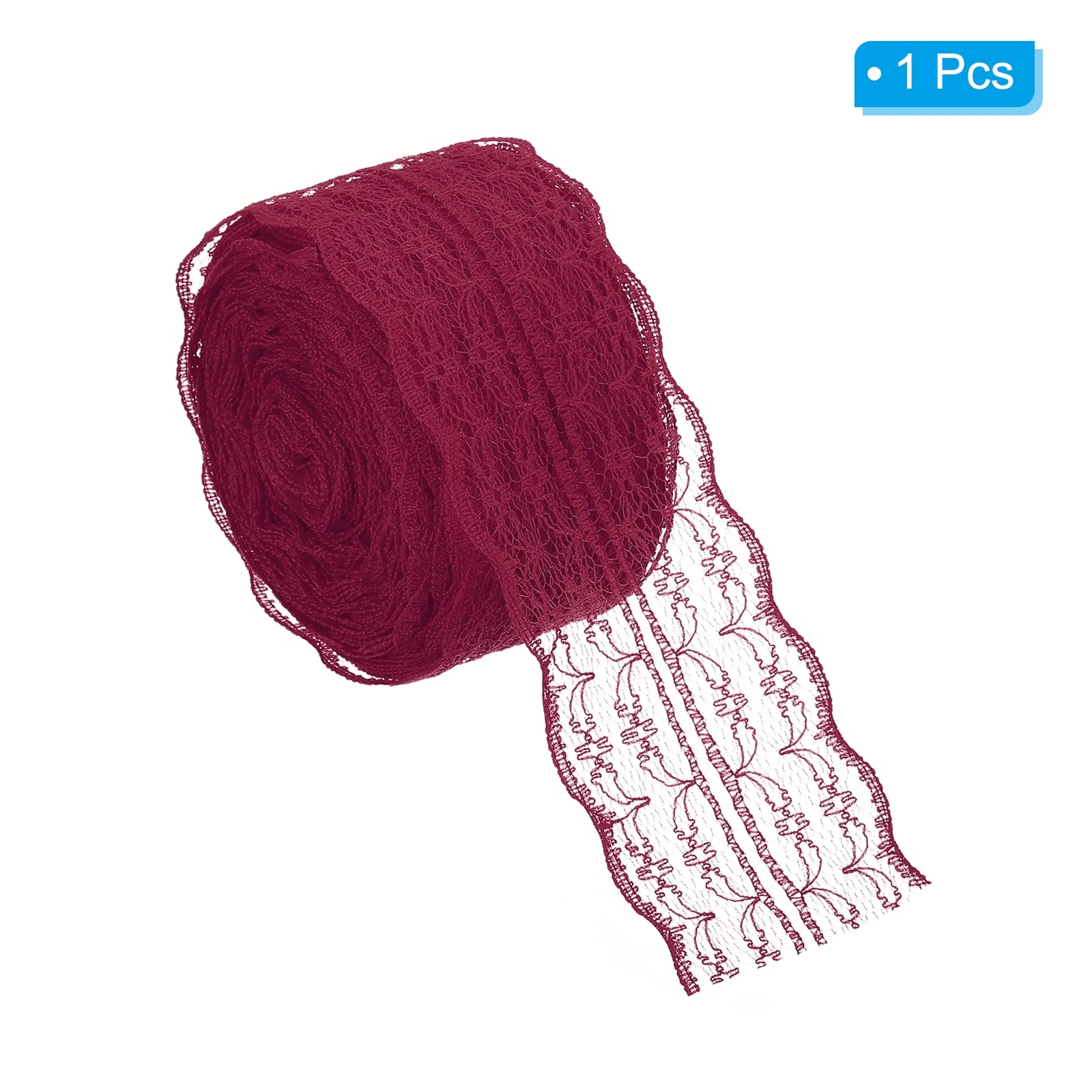PATIKIL 1.8 Inch Wide 25 Yards Lace Trim Ribbon - Image 3