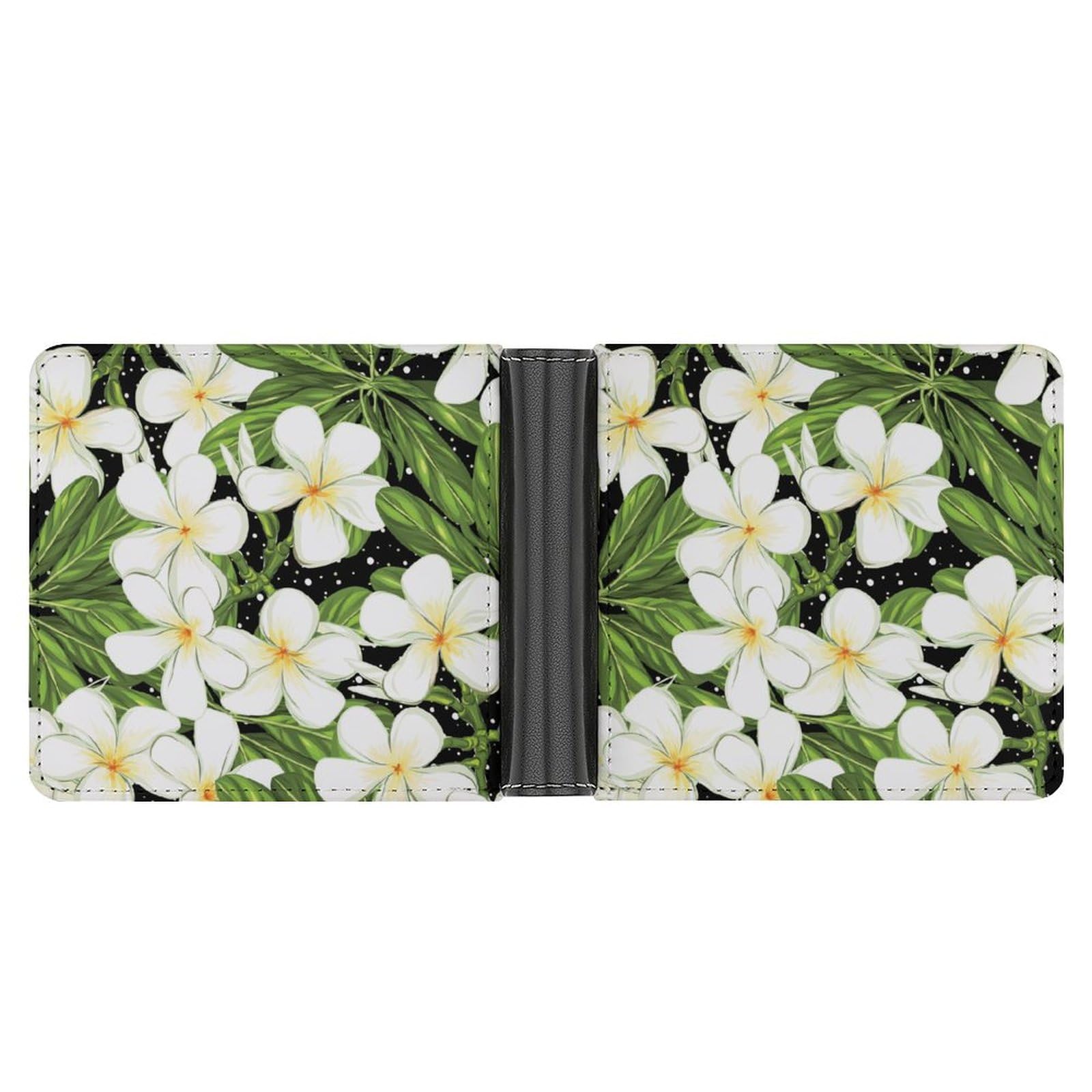 Amazon.co.jp: 財布 プルメリア 花 花柄 二つ折り財布 長財布 メンズ 