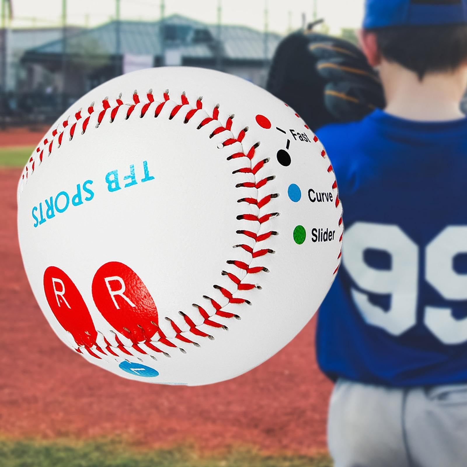 2 Piezas Pelota de Béisbol Estándar Pelota de Entrenamiento Pelota de Competición Balón de Práctica con Núcleo de de Madera Adecuada para
