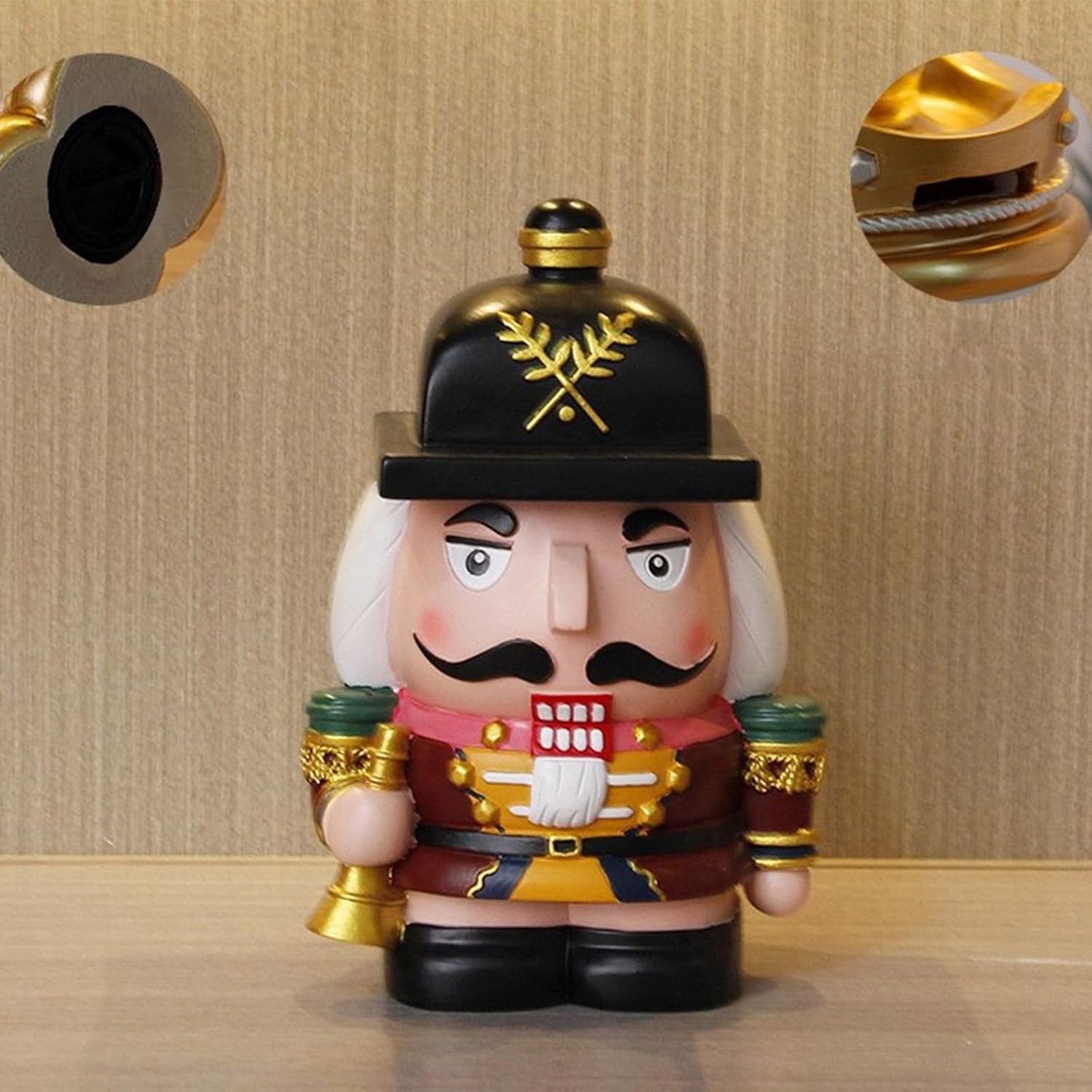 ホリデーくるみ割り人形コインホルダー ユニークな樹脂製 クリスマスと子供のお金管理ツール Amazon.co.jp: ホリデーくるみ割り人形コイン ホルダーユニークな樹脂クリスマスとキッズマネー管理ツール : ホーム＆キッチン