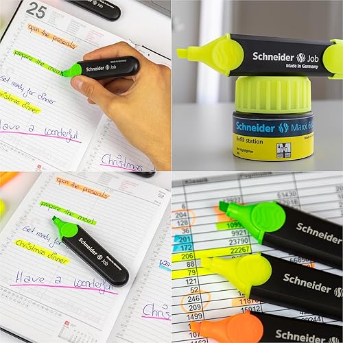 Miniatura 4 de Schneider Job 150 - Resaltadores de colores surtidos (Walet de 6 unidades)