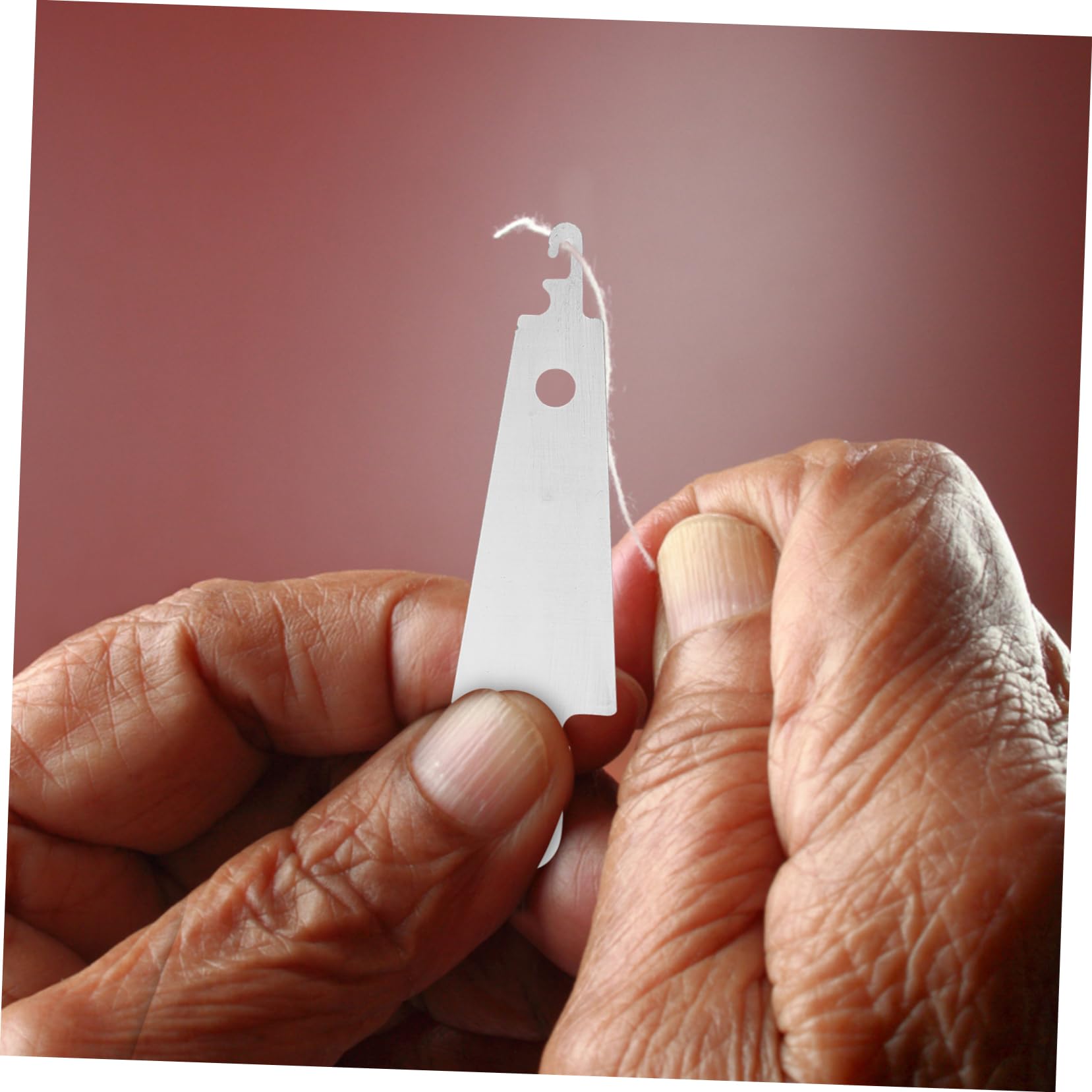 OSALADI 2sets 100pcs Cross Stitch Needle Threader Large Eye DIY Sewing Tool Durable for Easy Threading for Beginners and Professionals 100pcs*2