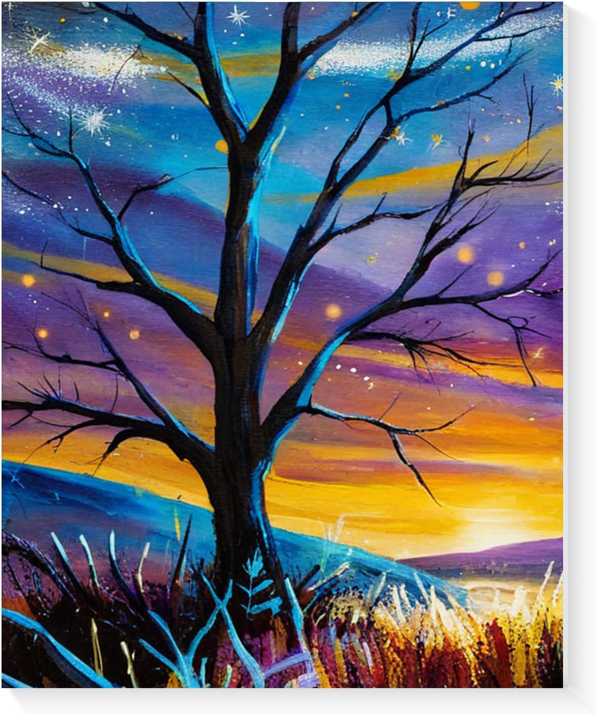 Amazon.com: Qoosea Paint by Numbers Kit for Adult : The Tree of Life ...