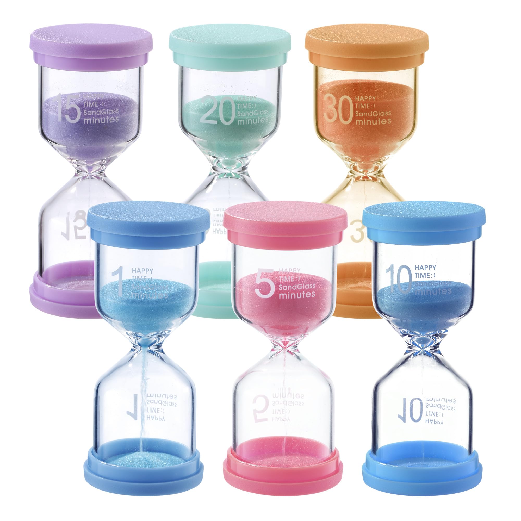 Nuangoo Buntes Sanduhren-Set für Kinder