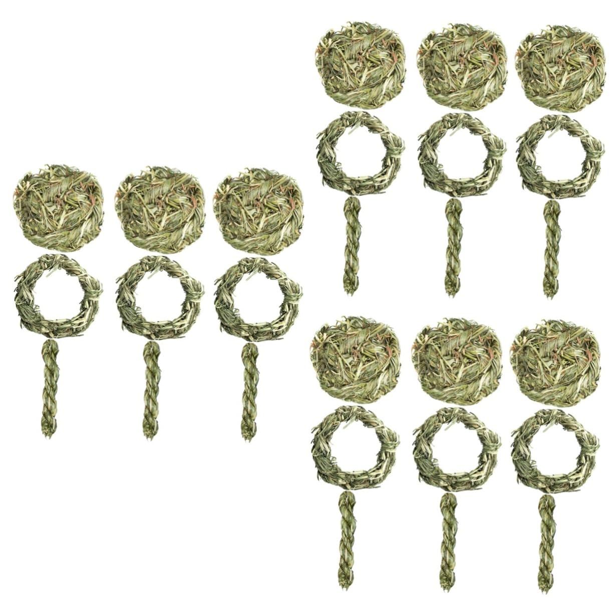SUPVOX 27pièces Jouets à Mâcher pour Rongeurs Accessoires pour Chinchilla Et Hamster Compl Jeux Friandises Molar Anneaux