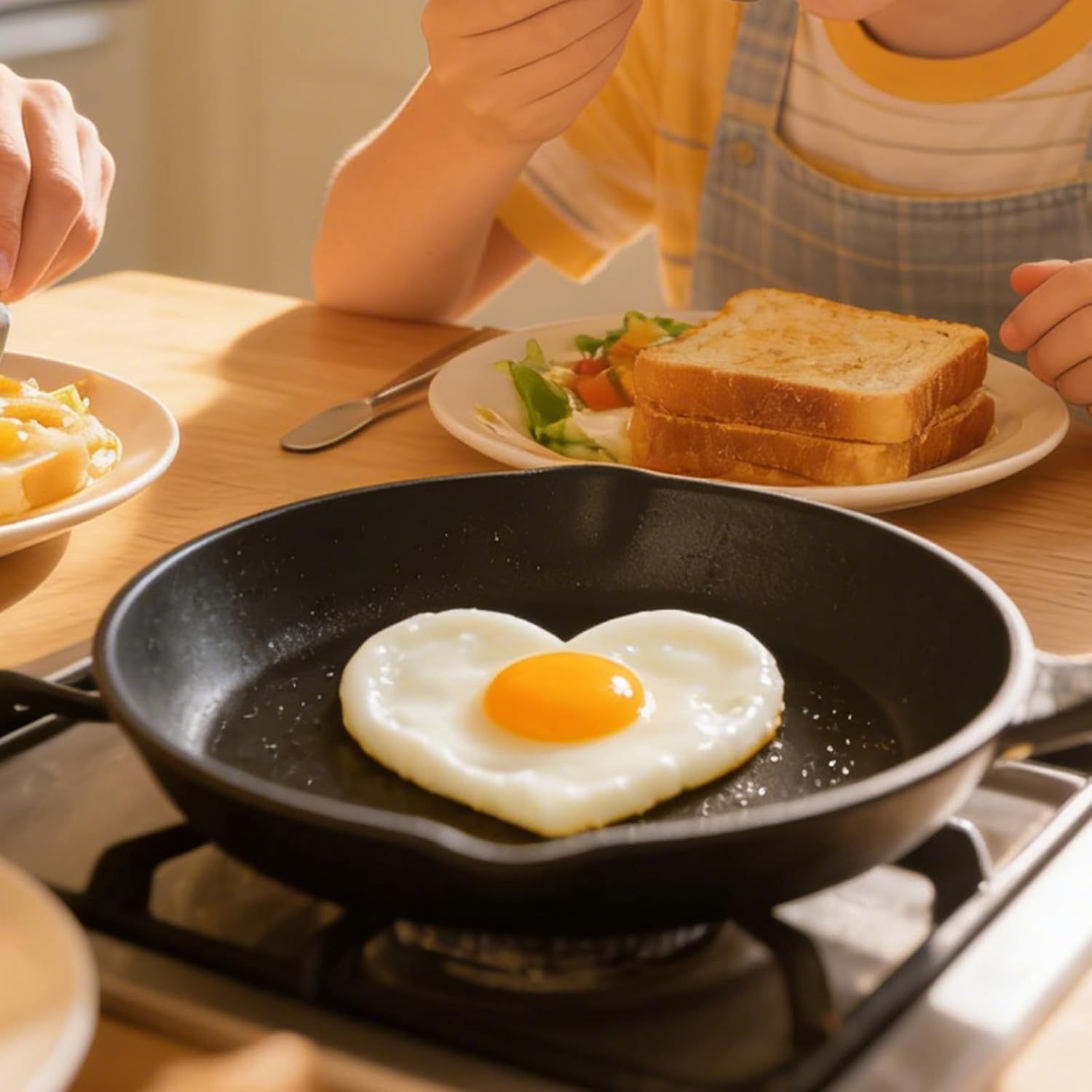 Fake Food,Realistic Funny Prank Toys Home Decor | Artificial Fried Eggs Food Toys - for Kitchen Restaurant Market Birthday Pretend Play Role Play Photoshoot Display