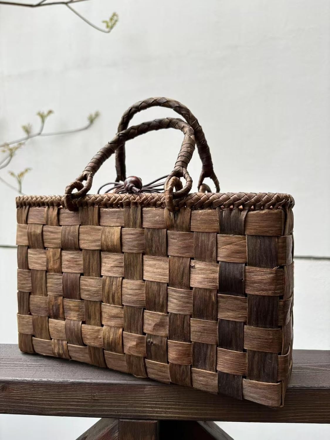 胡桃 山葡萄 かごバッグ 内布付き 胡桃 山葡萄 くるみかごバッグ 山葡萄かごバッグ 手作り 籠バッグ 内布