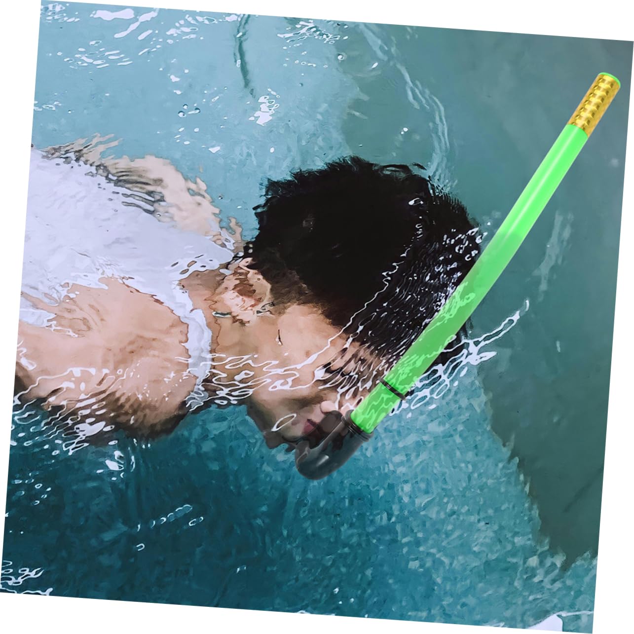Toddmomy Set de Máscara de Snorkel Infantil Verde de 1 Pieza