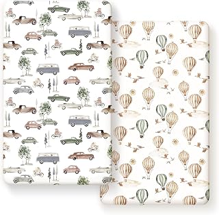 GRSSDER Stretch Jersey Knit Crib Sheets