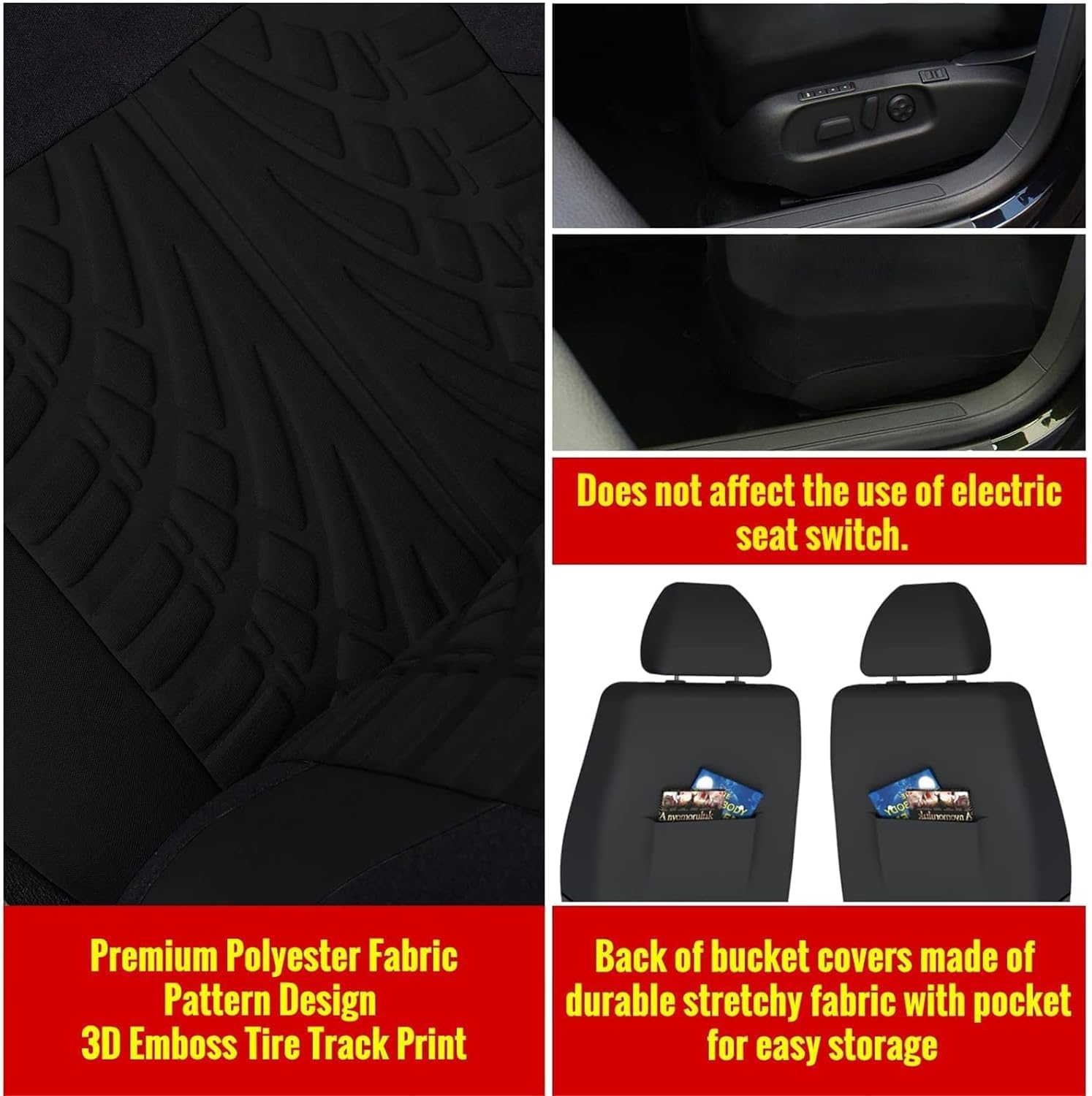 Auto Ensembles Housses Siège pour Renault Clio 5 Clio 4 Clio 3 Estate 2001-2024, Housse de Protection Siège Voiture Respirant Protection Couvre Sieges