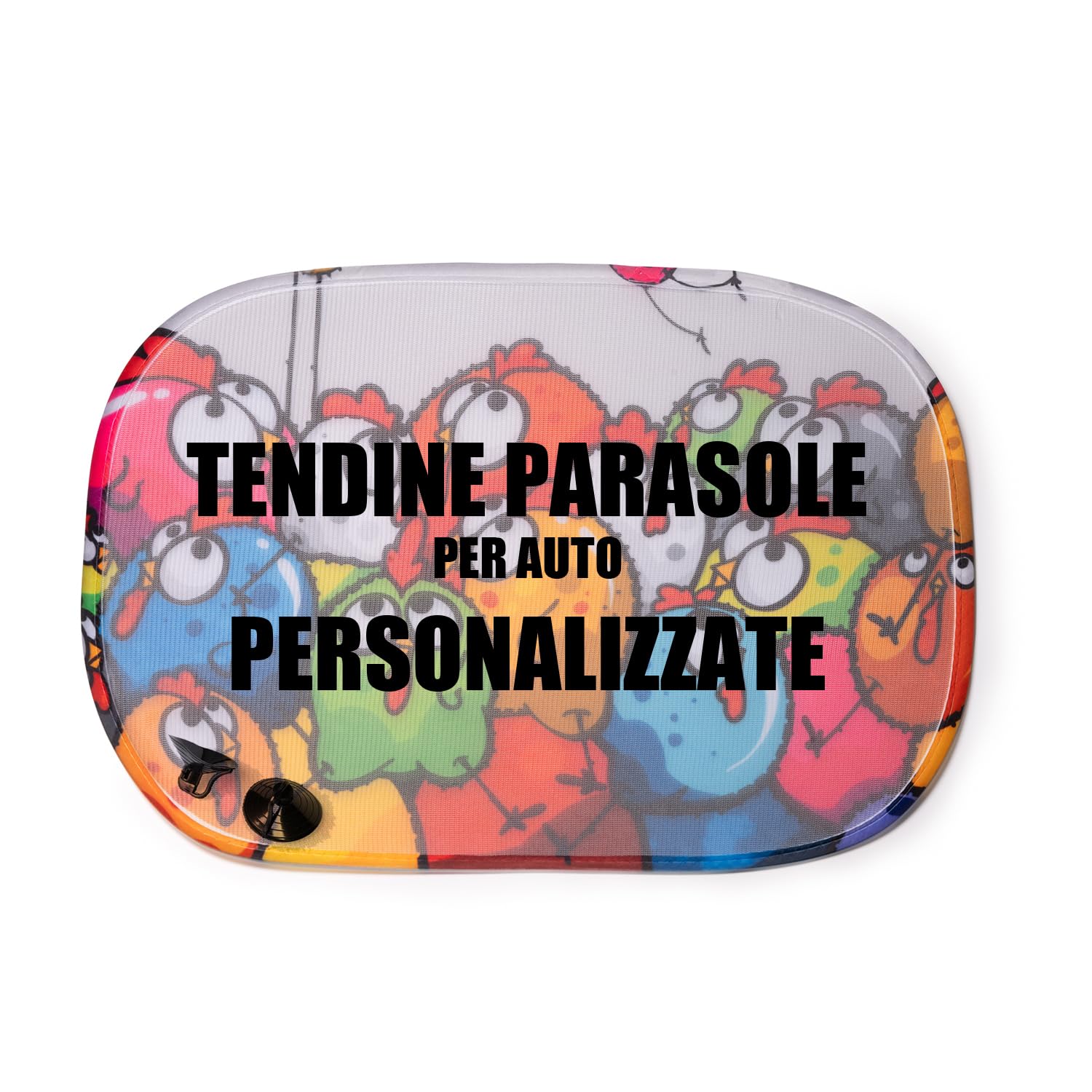 GIFART Tendine Parasole per finestrino Auto Personalizzabili 38x44 cm 2 szt.