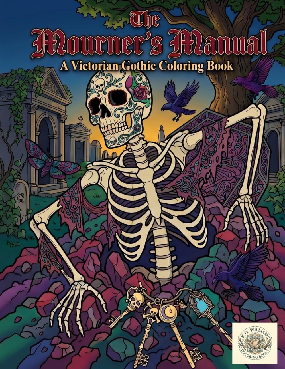 The Mourner’s Manual: A Victorian Gothic Coloring Book