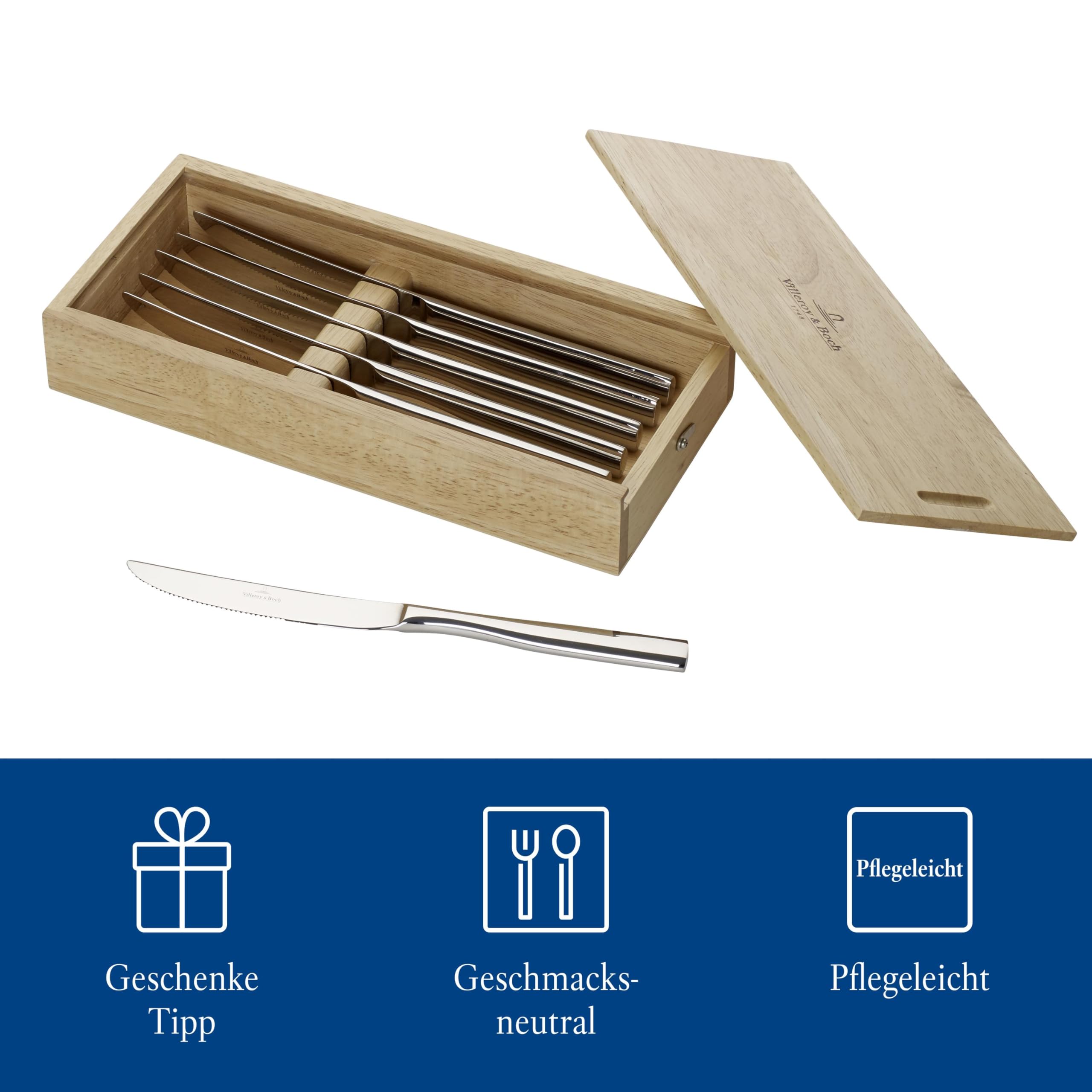 Amazon.co.jp: Villeroy and Boch Piemont ステーキナイフ6点セット