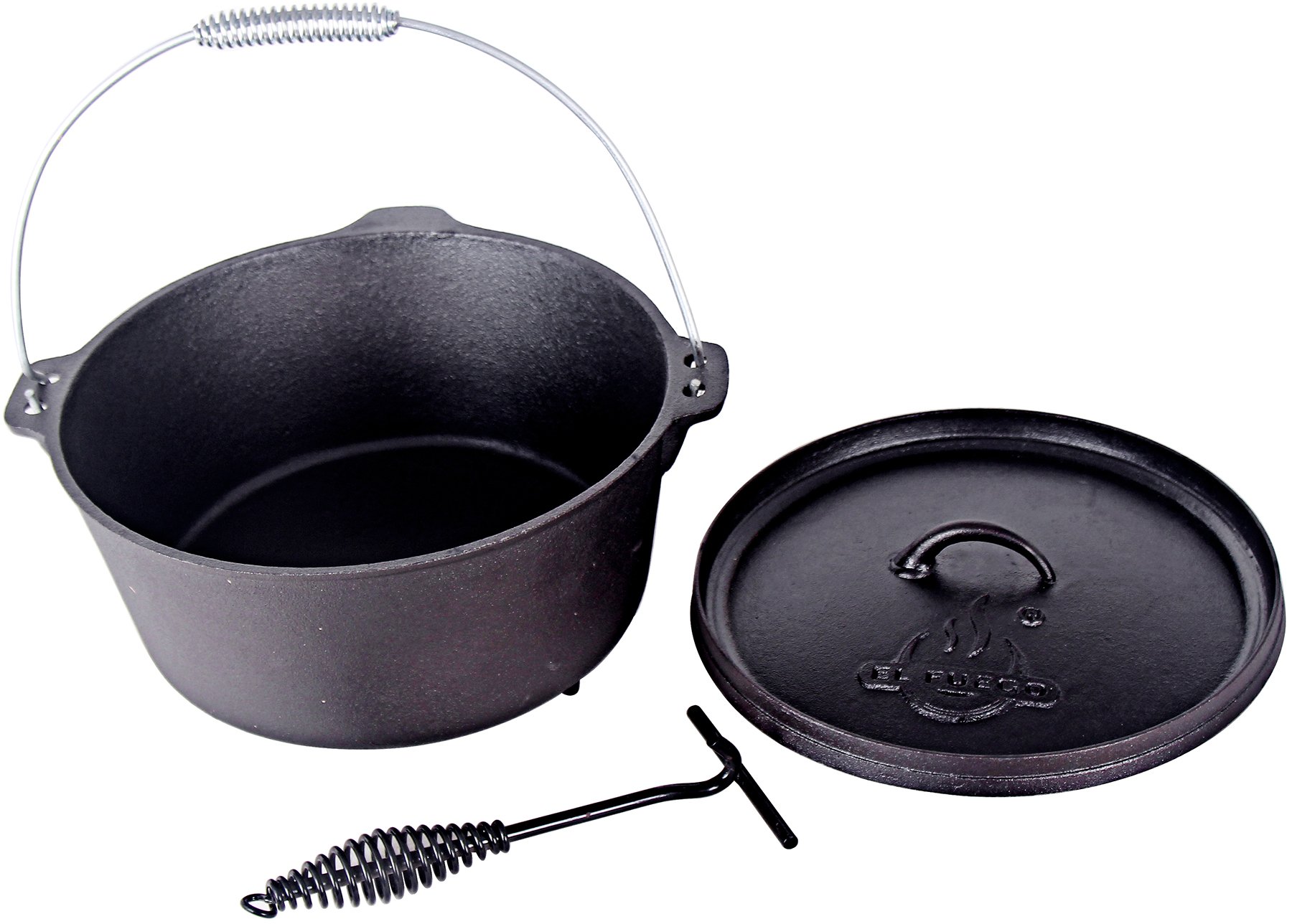 El Fuego Dutch Oven 8,46 L, schwarz
