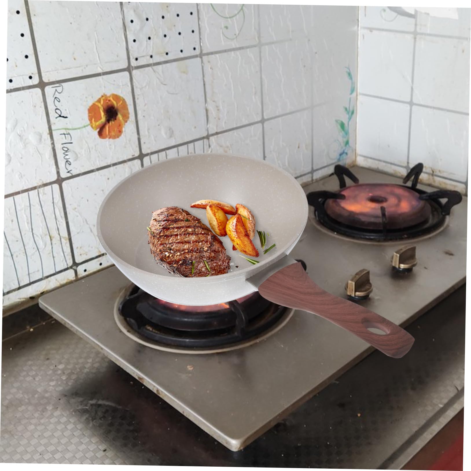 Padella per Uova Antiaderente in Ceramica Padella per Frittate Resistente Alte Temperature per Vari Piatti