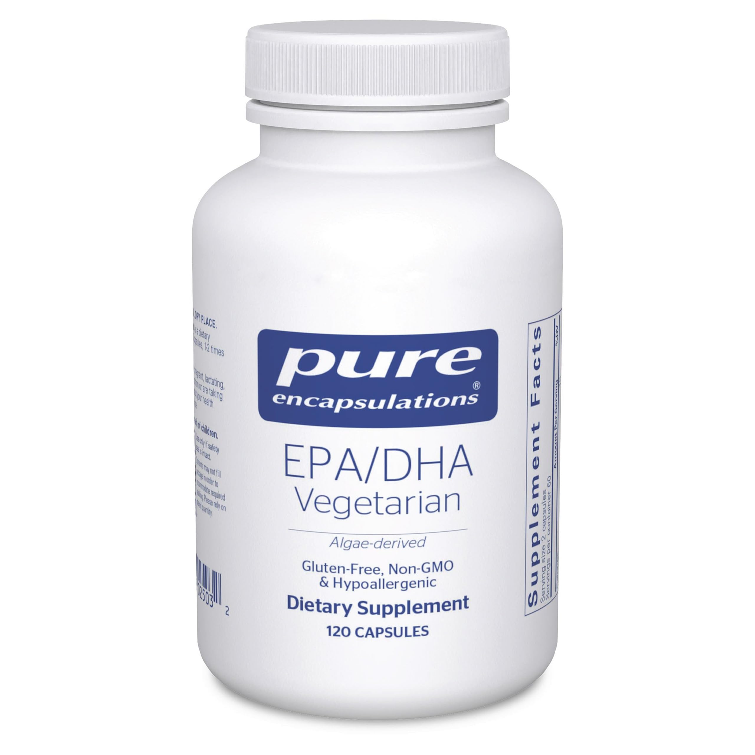 EPA/DHA Vegetarian | Algae-Derived EPA and DHA to Support Cardiovascular Health and Daily Wellness | 120 Capsules*