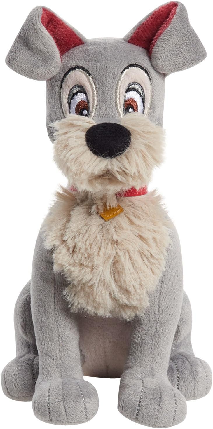 Disney Classics Collectible 8.5 Inch Beanbag Plush, Tramp, Disney Lady and the Tramp, Stuffed Animal, Dog, Kids Toys for Ages 2 Up by Just Play