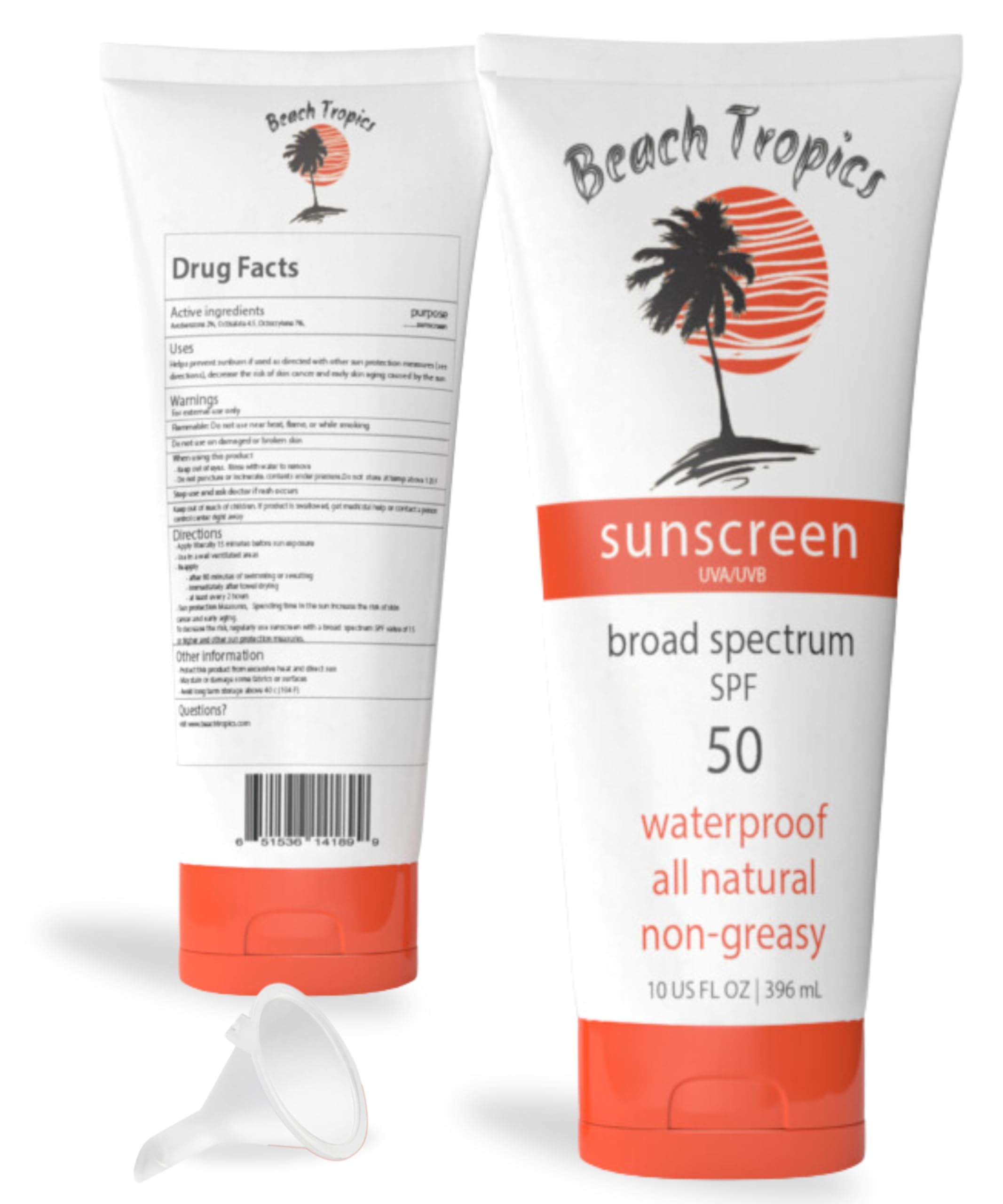 Suntan Lotion GoPong Tropic Tan Sneaky Sunscreen Flasks (2-Pack