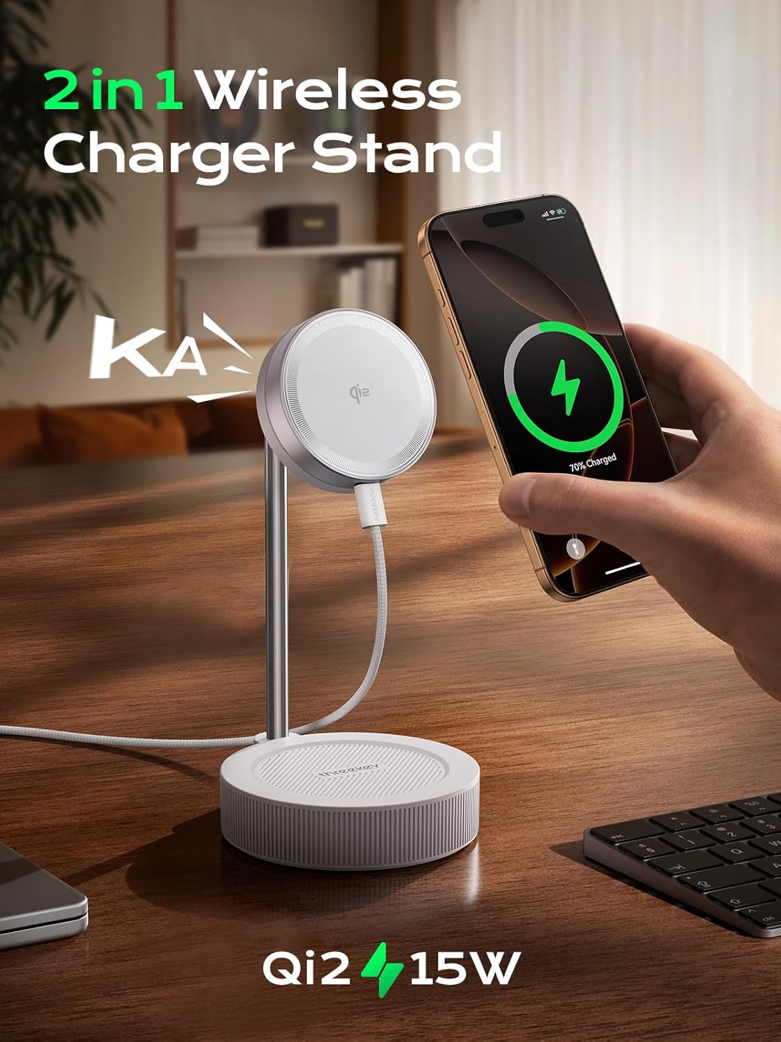 THREEKEY TK-TZH103 Charging Station in 2-in-1 configuration