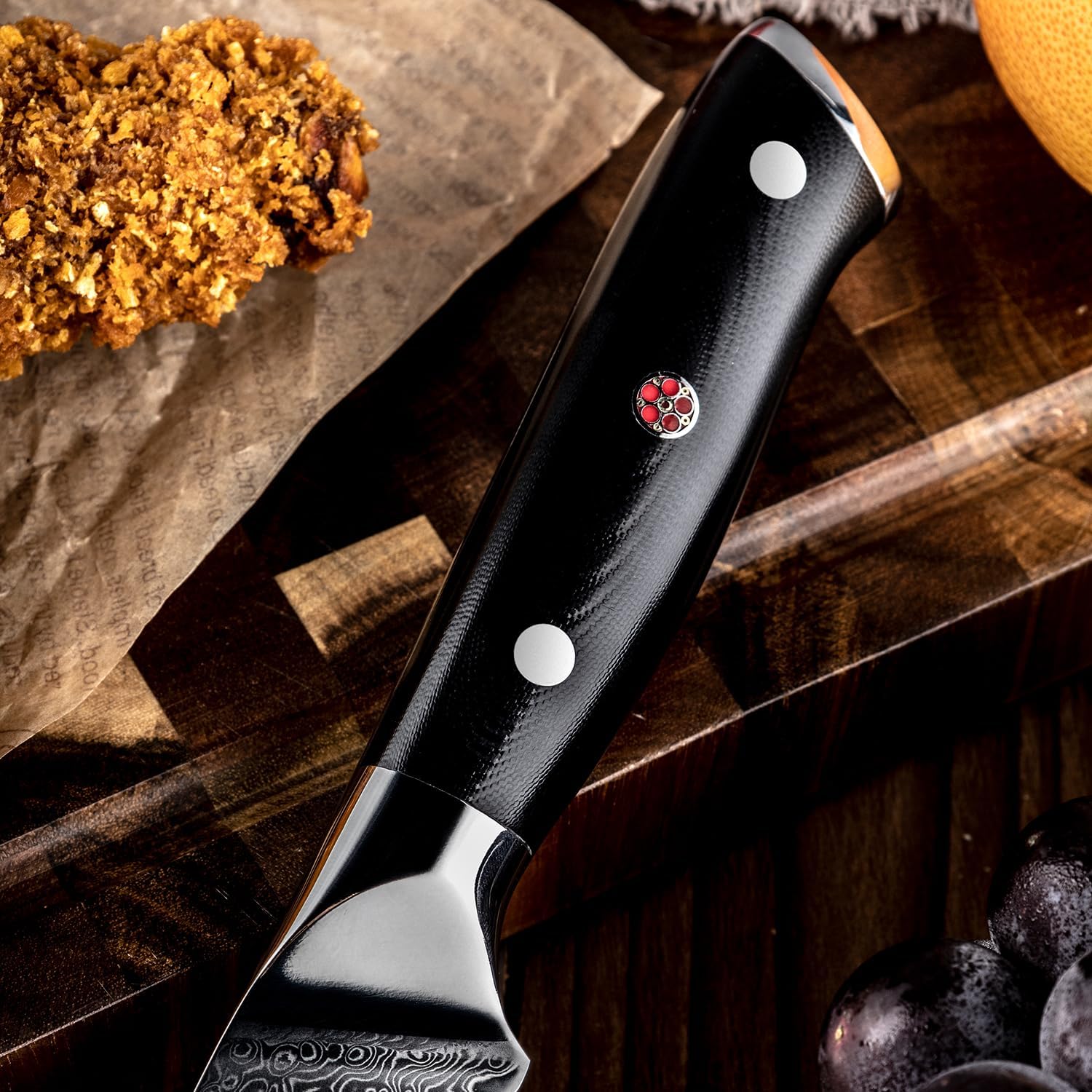 Shujin 7.5-Inch VG-10 Fillet Knife with Damascus Steel & Ergonomic G10 Handle