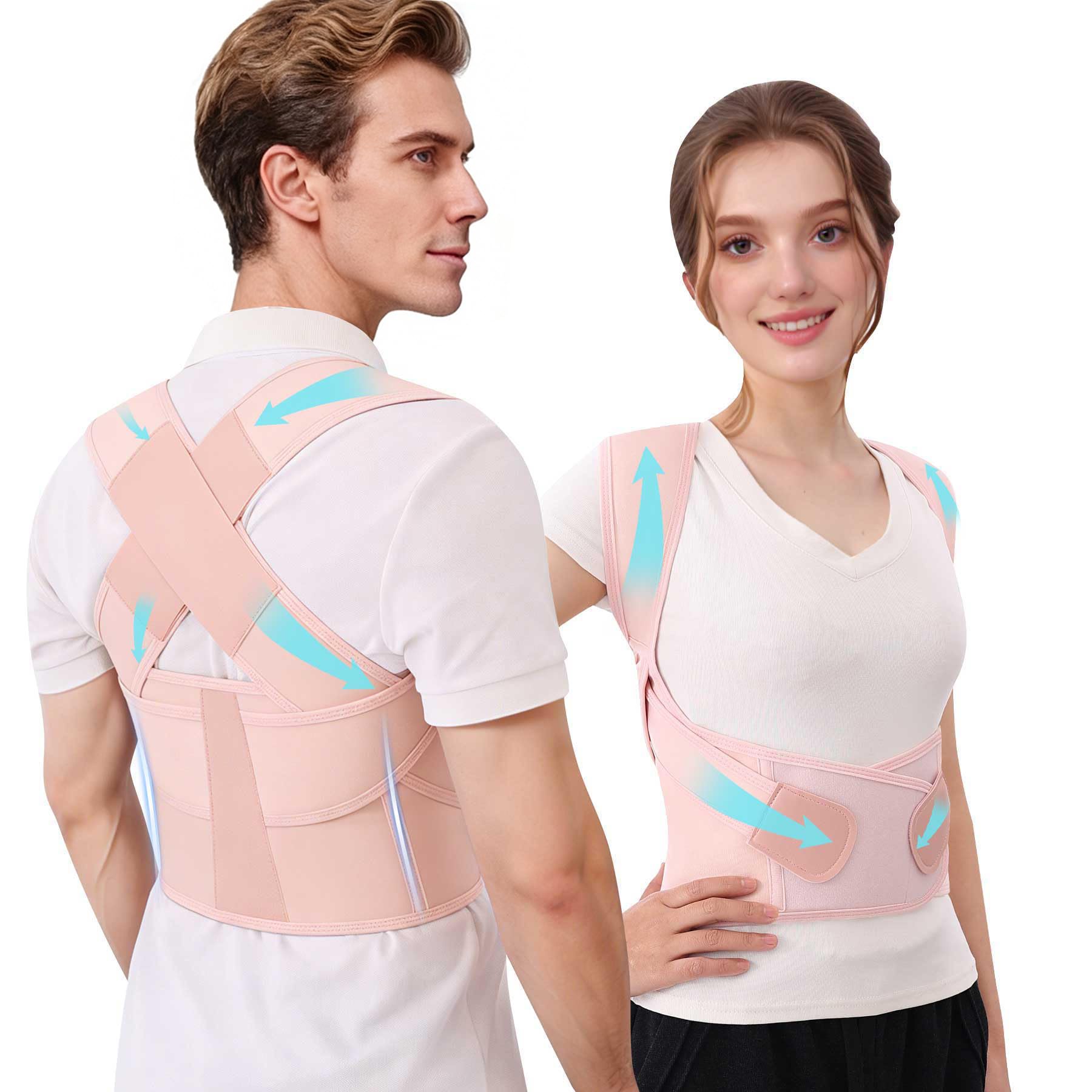 Back Brace Posture Corrector for Women And Men Support Straightener Scoliosis Upper Highest Rated Hunchback Thoracic Device Straps
