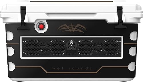 Miniatura 3 de Wet Sounds Stealth SHIVR-55-WHT Sistema de altavoces de audio de alta salida blanco + kit completo de paso Gator - Negro sobre whisky