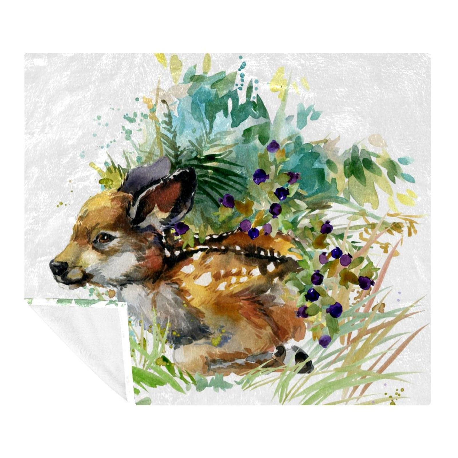 Couverture polaire légère 150x130 cm cadeau idéal canapé et lit