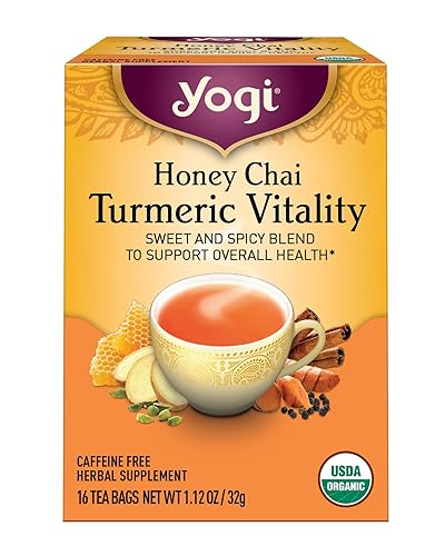 Yogi té miel chai cúrcuma vitalidad 16 unidades