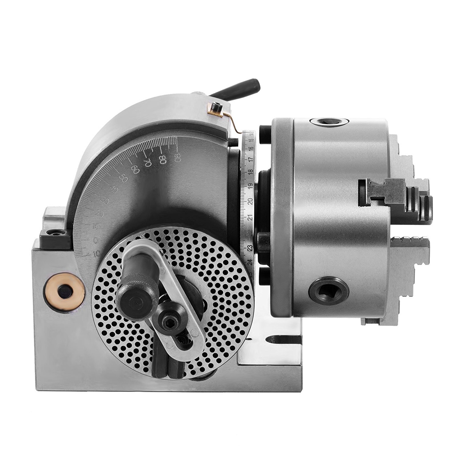 FORAVER 5 Inch Dividing Head Set 3Jaw Chuck BS0 Precision Semi