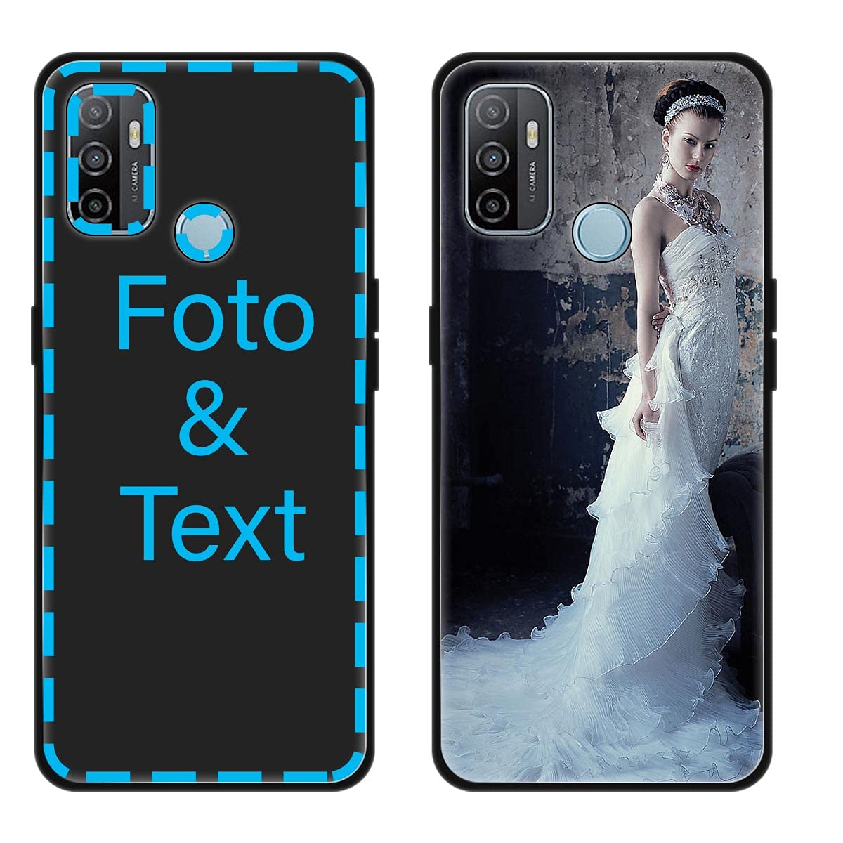 Hülle Für Oppo A53/A53s/A32 – Stoßfest Mit Sonnenblumen-Motiv & Displayschutz