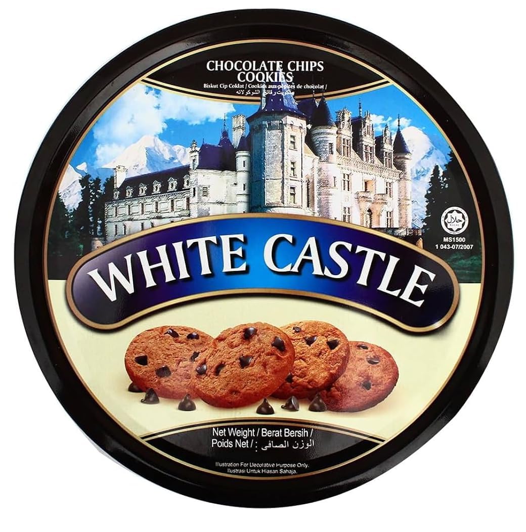 White Castle Chocolate Chips Cookies, Danish Style Biskut Cup Coklat 105g Mini Gift Tin Box, (Product Of Malaysia) Get Flavourito Kunafa Chocolate 20g Absolutely Free From DECADENT FOODS-image-11