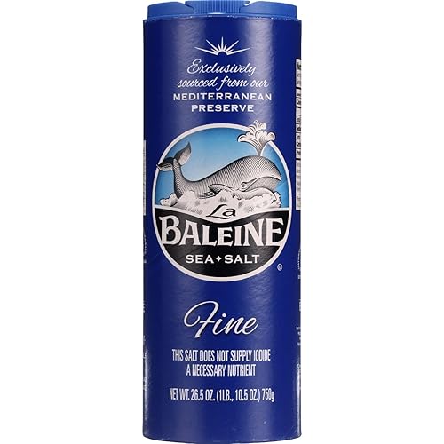 La Baleine Sal de Mar Sal de MarFine26,5ozCaso de 12