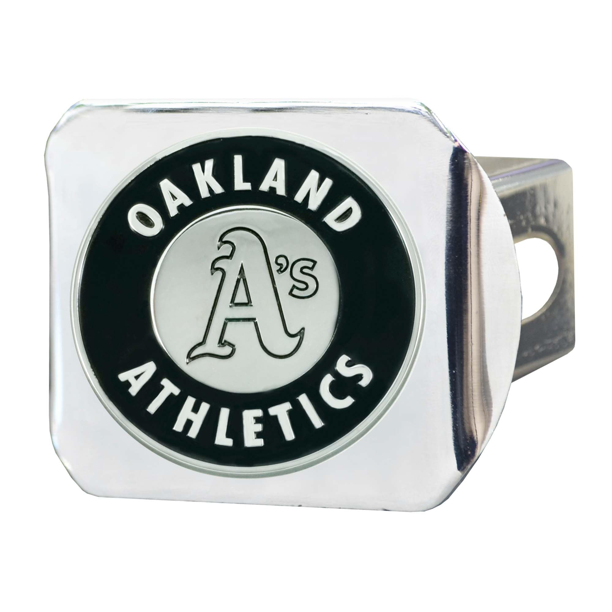 FANMATS 26667 MLB - Oakland Athletics Hitch Cover - Chrome