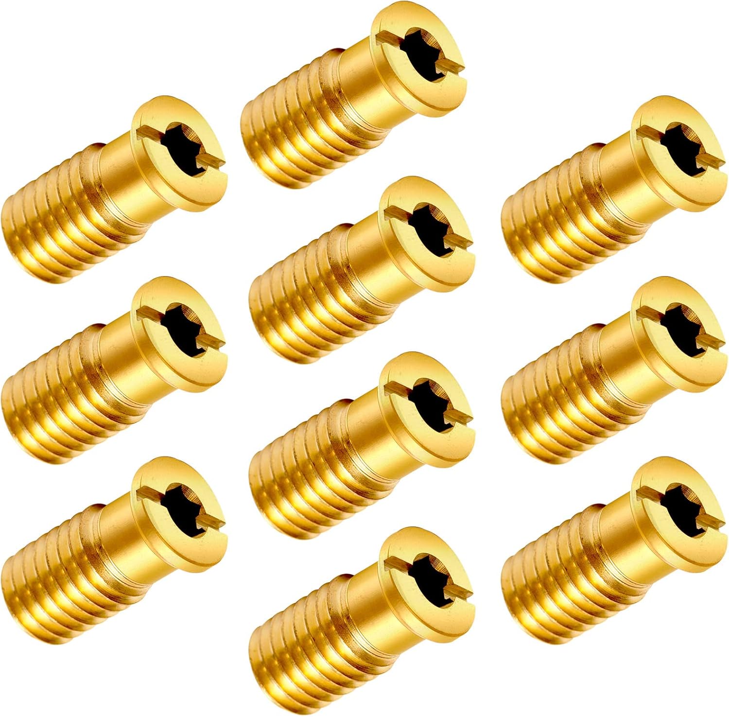 10 Pieces Brass Pool Cover Anchors Screws Pool Safety Cover