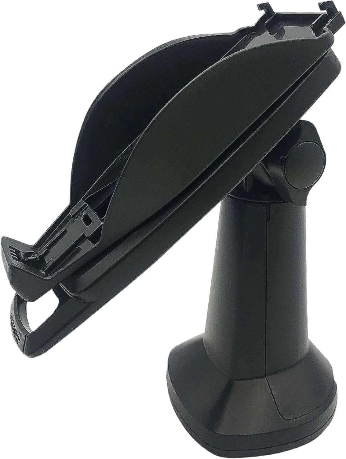ENS Tailwind Verifone Vx520 EMV 7" Latch and Lock Pole Mount Terminal Stand, Adhesive Installation, Black