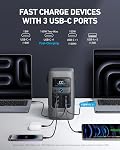 Anker SOLIX Power Bank Station C200 DC, 192Wh Portable Power Station, LiFePO4 Battery, 200W Solar Generator, for Outdoor Camping, Traveling, and Emergencies (No Wall Charger Included)
