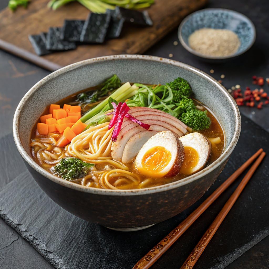 Snapdragon Tonkotsu Ramen Cup Noodles - 6 Pack Instant Ramen Bowl with Authentic Wheat Noodles, Soup Sauce Base, Flavor and Vege Packs. Microwave or Hot Water, Easy Meal Prep