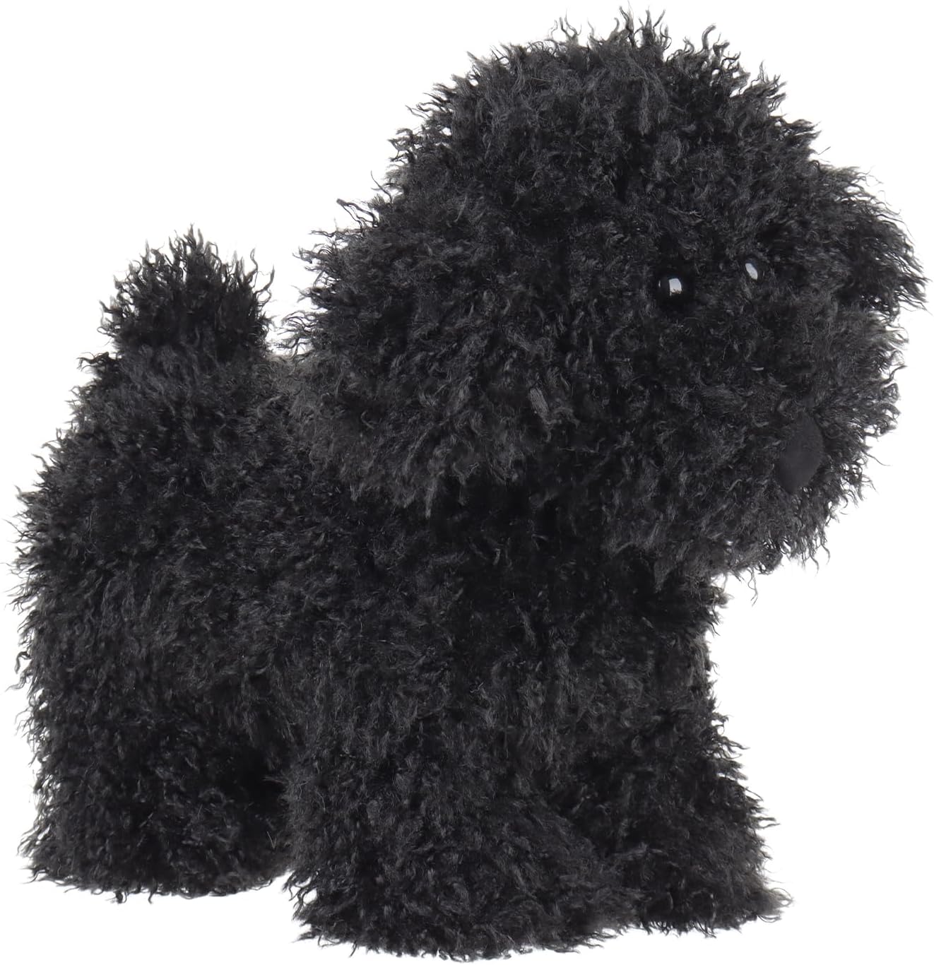 Apricot Lamb Toys Plush Black Poodle Dog Puppy Stuffed Animal Soft Cuddly Perfect for Child 8.3 Inches