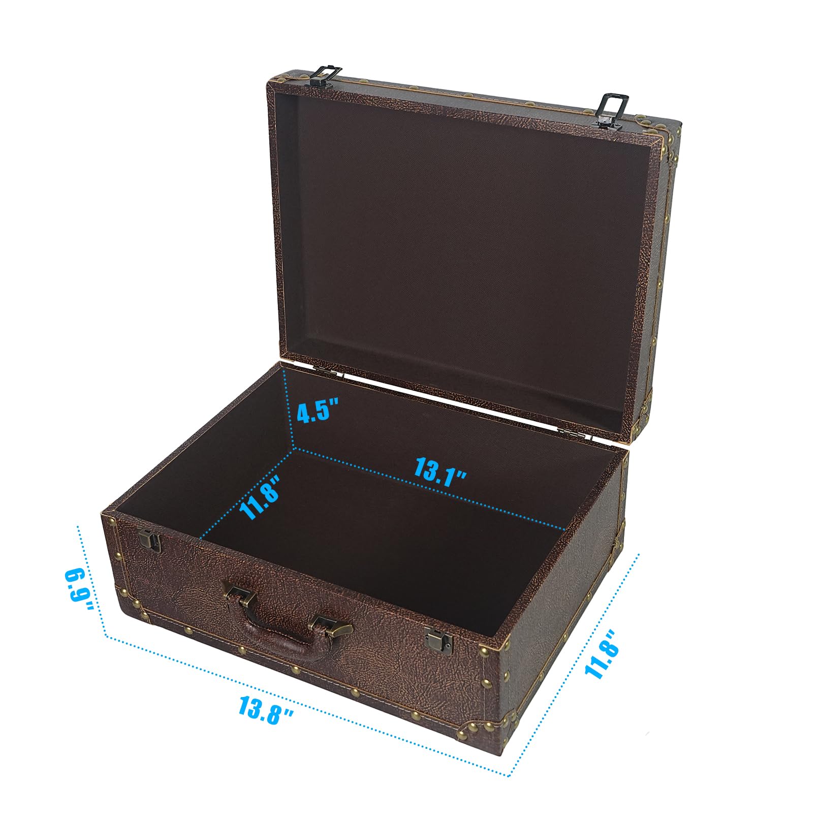 Amazon.com: DreamsEden Large Wooden Decorative Storage Trunk