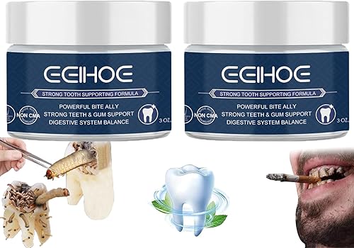 Fortbite - Polvo de dientes, pasta de dientes Fortbite, polvo de dientes remineralizante Fortbite, polvo dental natural Fortbite (2 unidades)