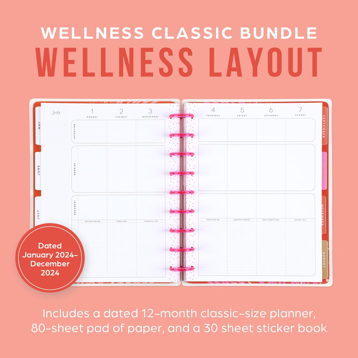 amazon-com-happy-planner-12-month-planner-box-bundle-jan-2024-dec-2024-wellness-layout-includes-12-month-dated-classic-size-planner-filler-paper-30-sheet-sticker-book-organic-wellness-theme-office-products