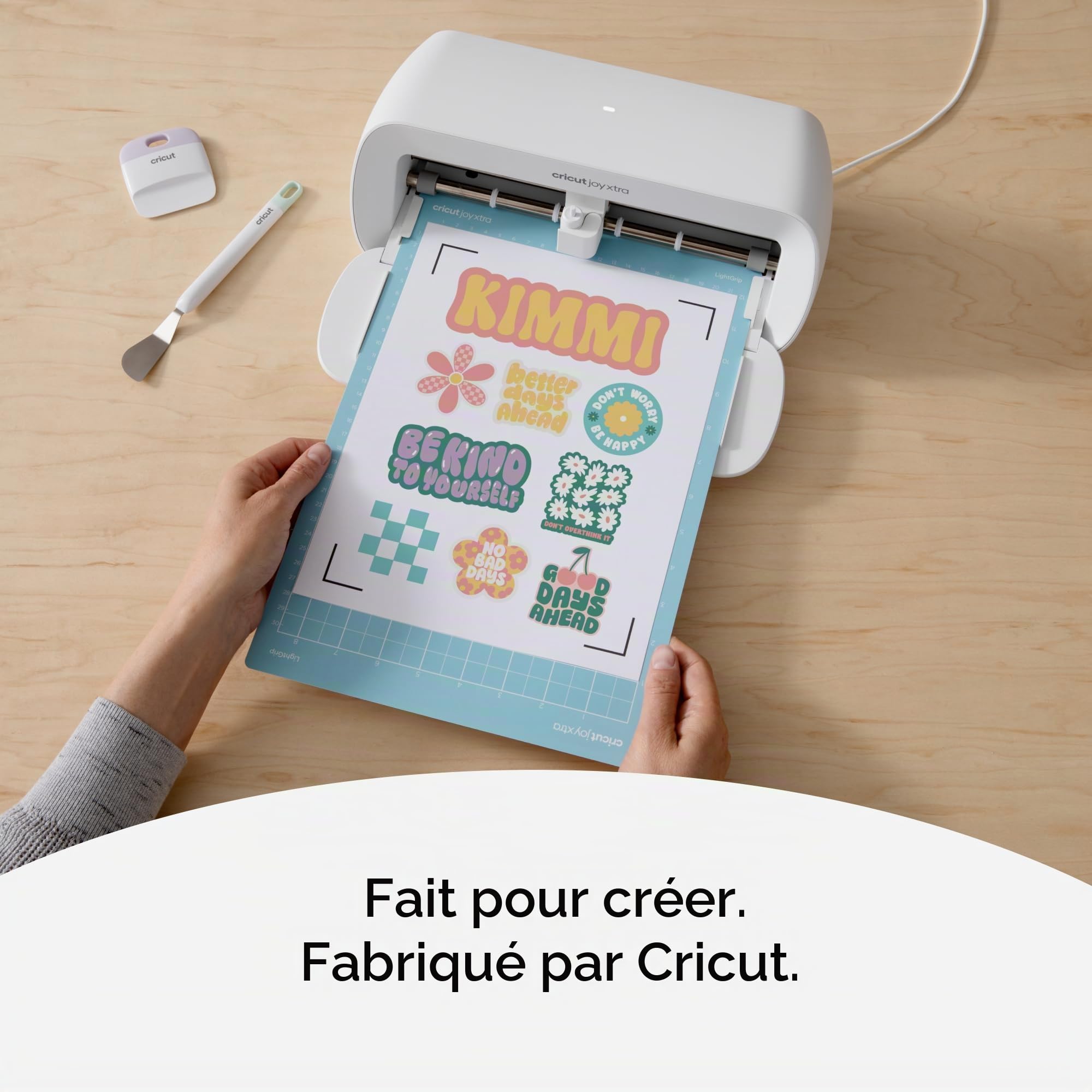 Cricut Lot de 50 feuilles de papier autocollant imprimable (21,6 x 27,9 cm)